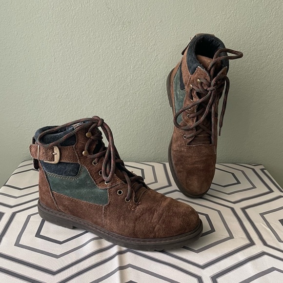COPY - Vintage Canyon Country Brown Suede Leather Lace-Up Hiking Boots Ankle Bo… - Picture 1 of 15